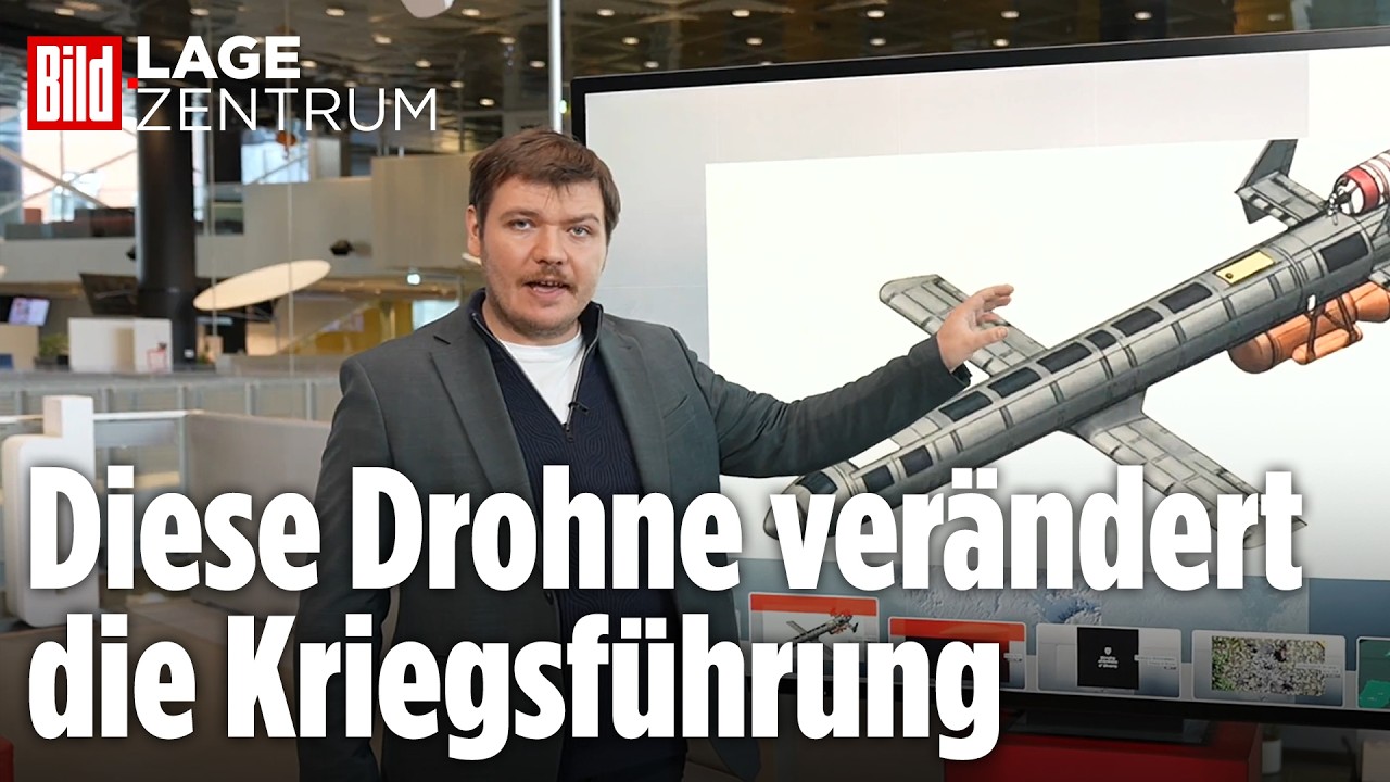 PUTINS HORROR-DROHNE: Warum Deutschland jetzt neue Waffen braucht! |&nbsp;BILD Lagezentrum