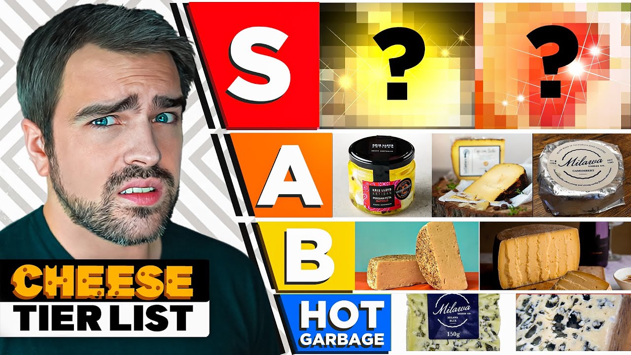 I Tried EVERY Cheese And It Got Progressively Worse! - The Definitive Cheese Tier List