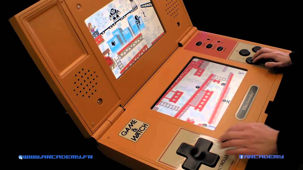 Game & watch donkey kong double screen format XXL !