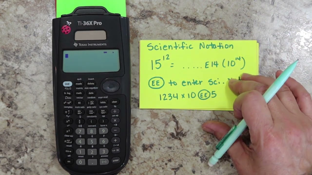 Tips for using the TI 36x- Pro calculator CLC101