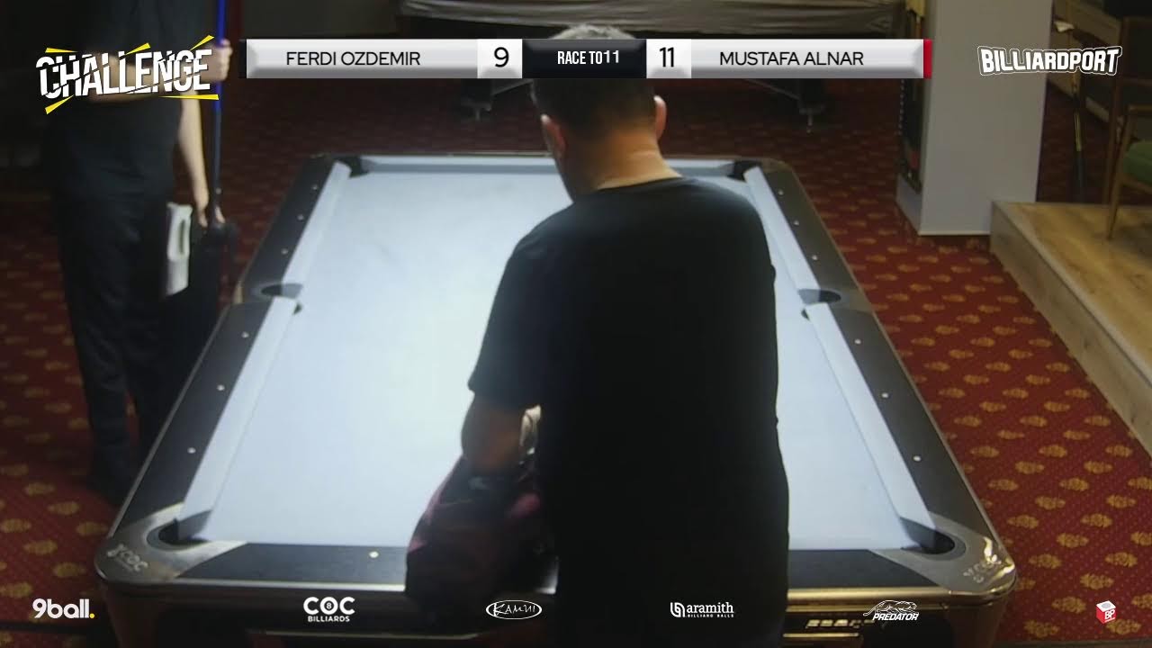 Ferdi Özdemir VS Mustafa Alnar 9 Ball Challenge