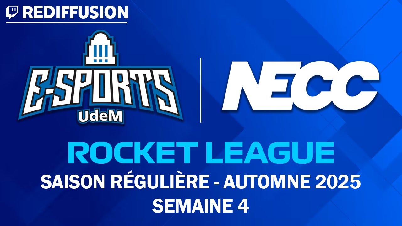 Rediffusion : NECC Rocket League | Automne 2025 | Saison Régulière | Semaine 4