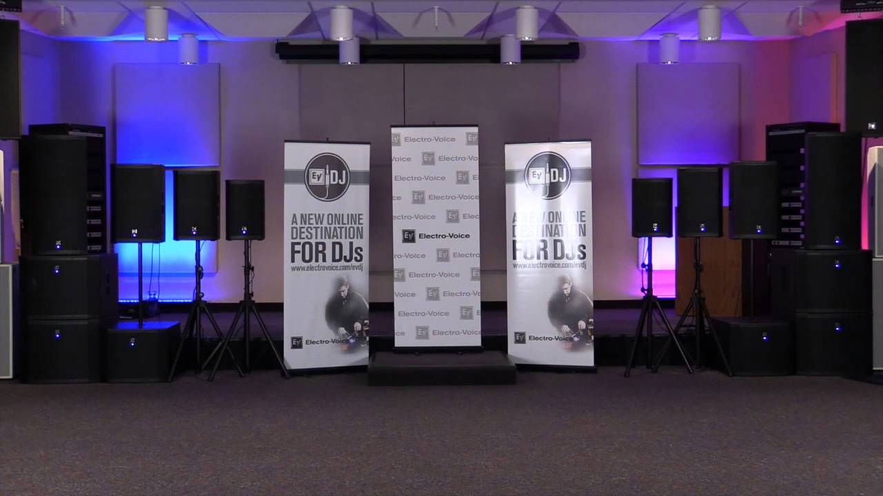 EV ETX Sound Demo from the Electro Voice Headquarters: By John Young of the Disc Jockey News