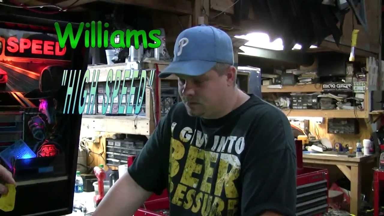 #456 Williams HIGH SPEED Pinball Machine with NEW LED Mods Check this out! TNT Amusements