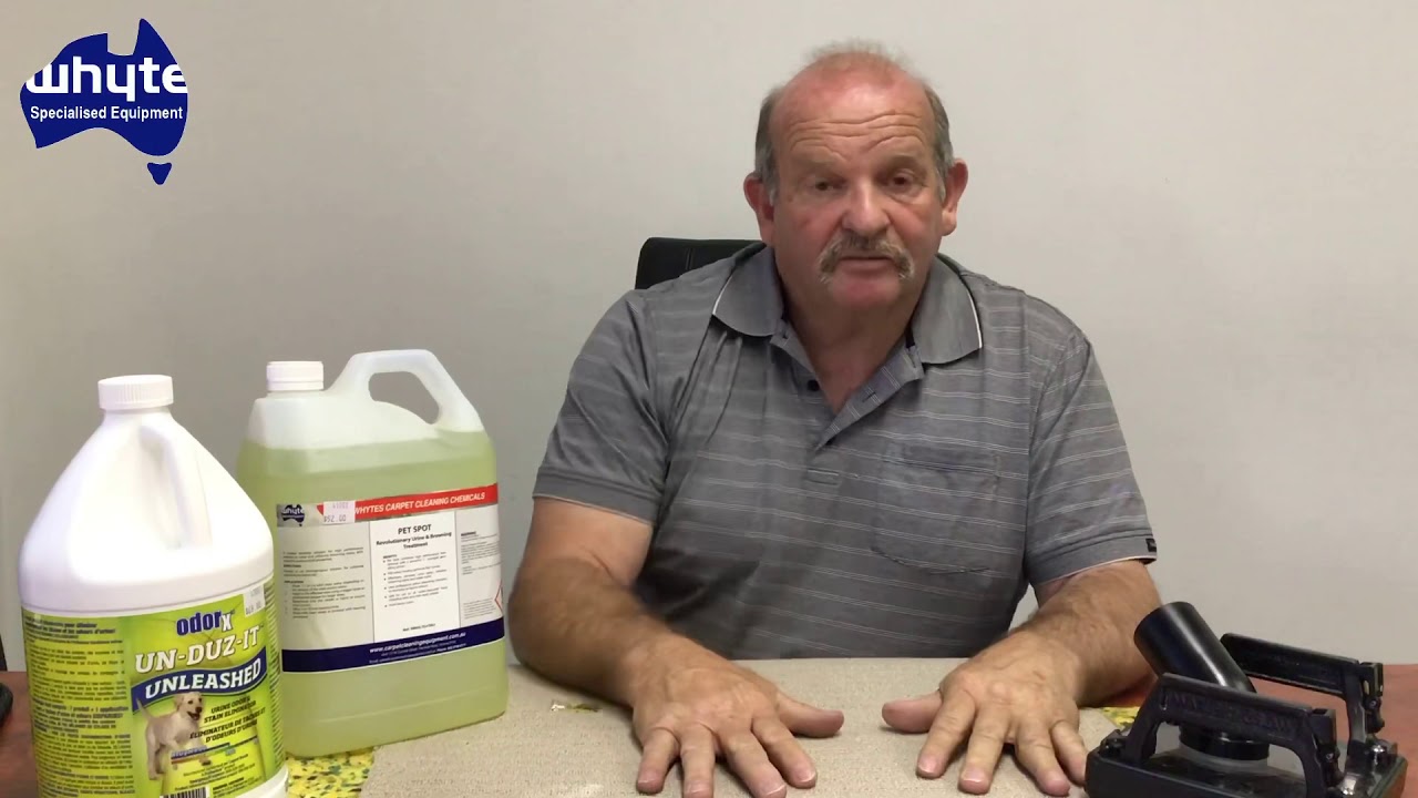 Whyte’s Pet Spot & Odorx Un-duz-it (unleashed) on carpet