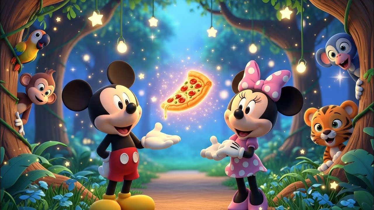 Mickey & Minnie Find a Magic Pizza in the Jungle 🌿🍕 | Kids Cartoon