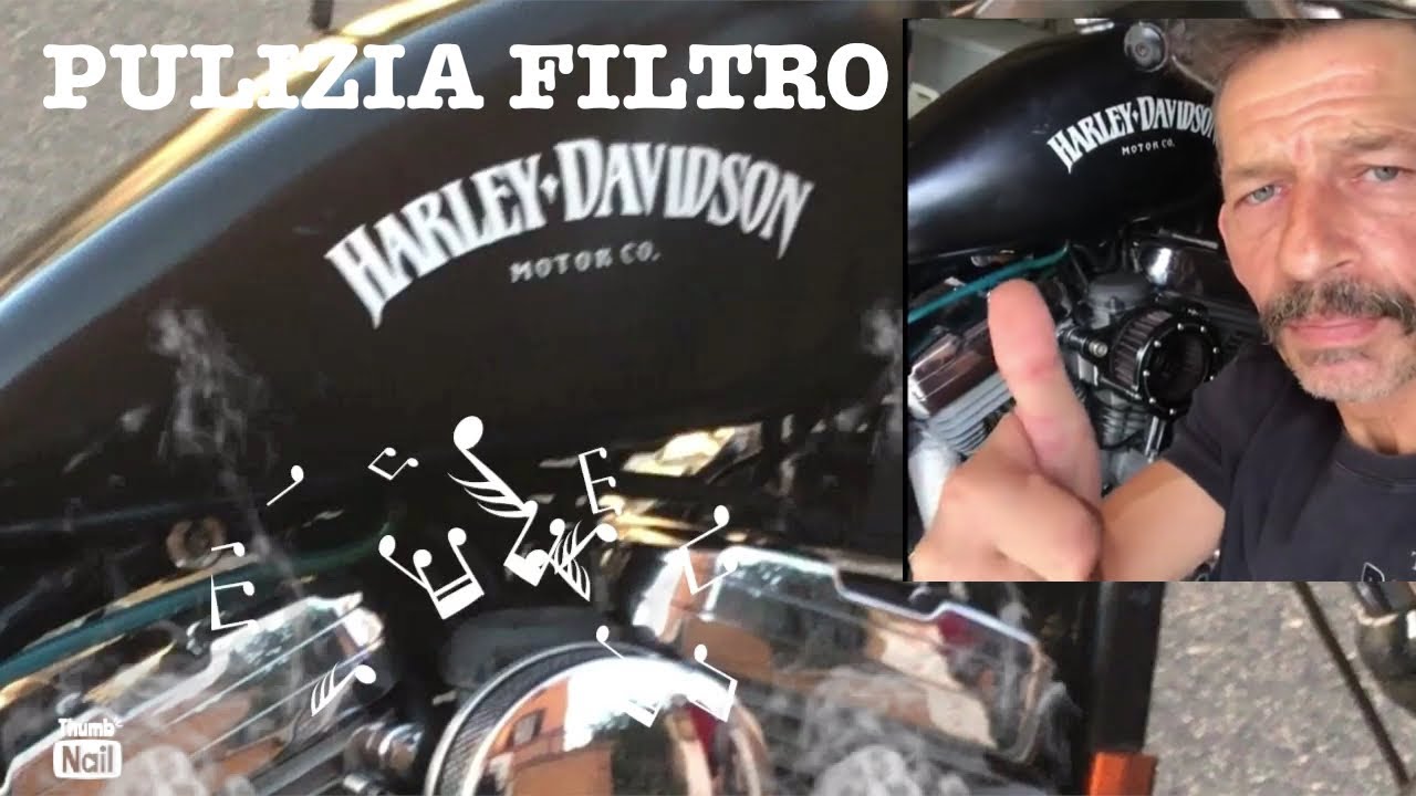 Harley Davidson sportster 883 pulizia filtro @Artegaragefaidate