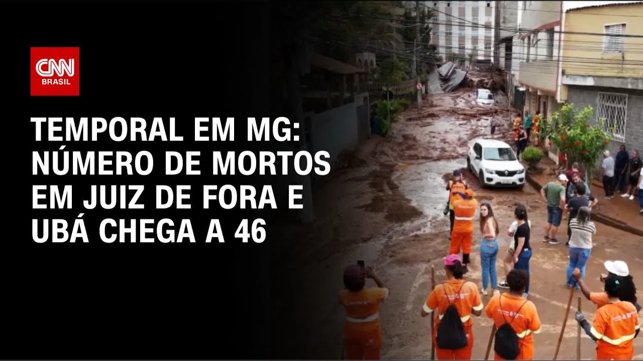 Chuvas em MG: Temporal em Juiz de Fora e Ubá deixa 46 mortos e 21 desaparecidos | CNN 360°