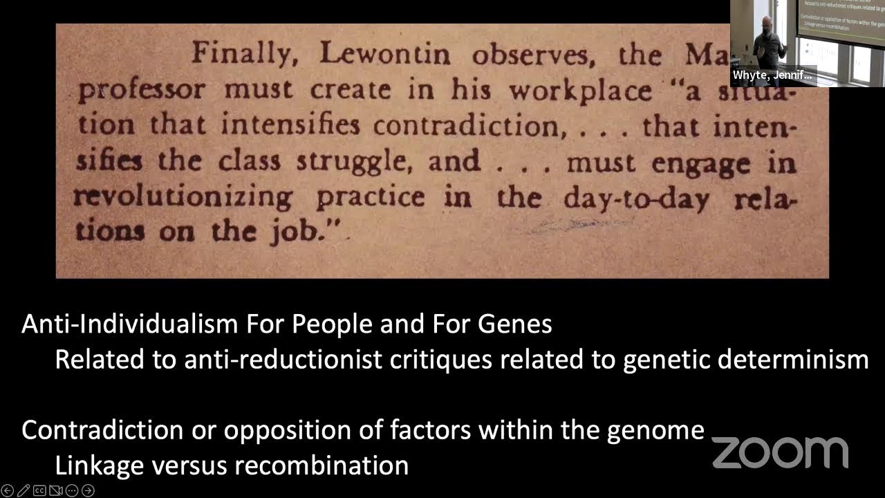 LTT: Mike Dietrich - Richard Lewontin and the Complications of Linkage