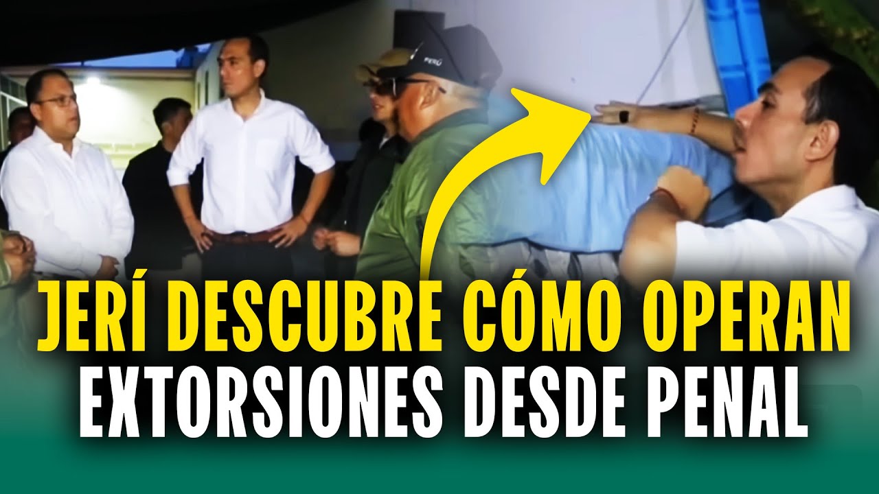 José Jerí recorre el penal más hacinado del Perú en estado de emergencia