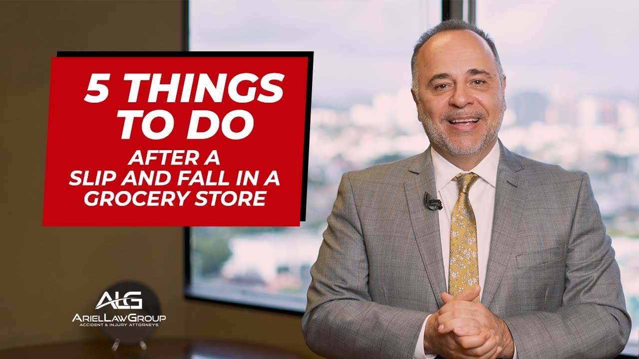 Slip And Fall Accident At Supermarket: 5 Things To Do After Injured In A Fall In A Supermarket