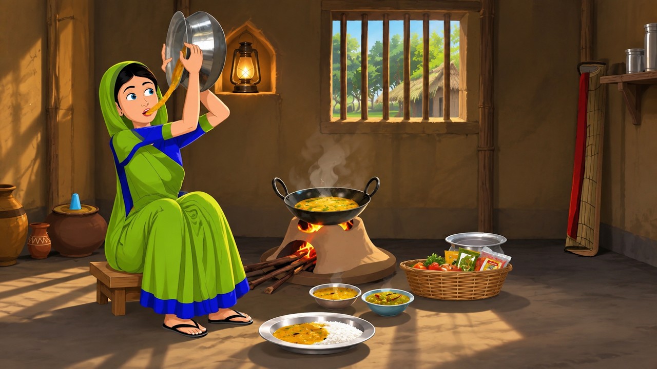 ডাল ভাত পাগল বউ | Bengali Moral Stories | Bangla Cartoon Golpo | Dhada Point কাটুন