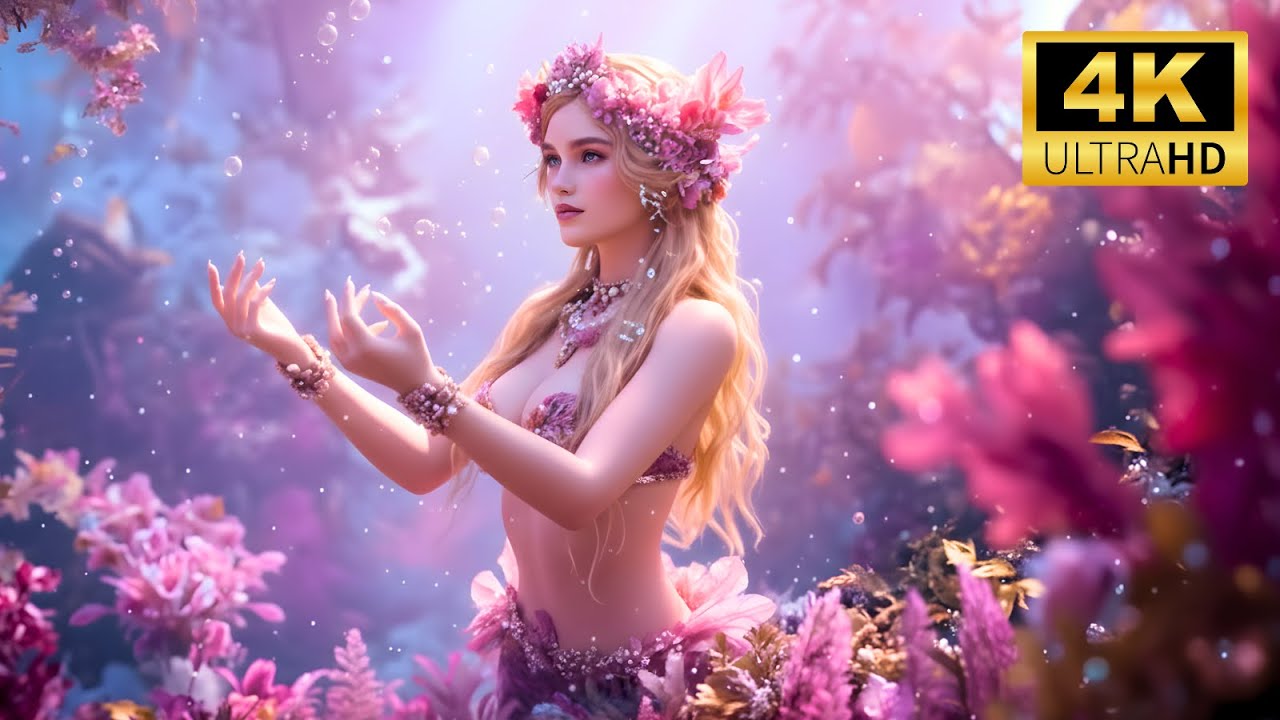 | Fantasy | Mermaid Silver Tides, Calm Violin Sea | AI Music Video & Cinematic 4K Visuals