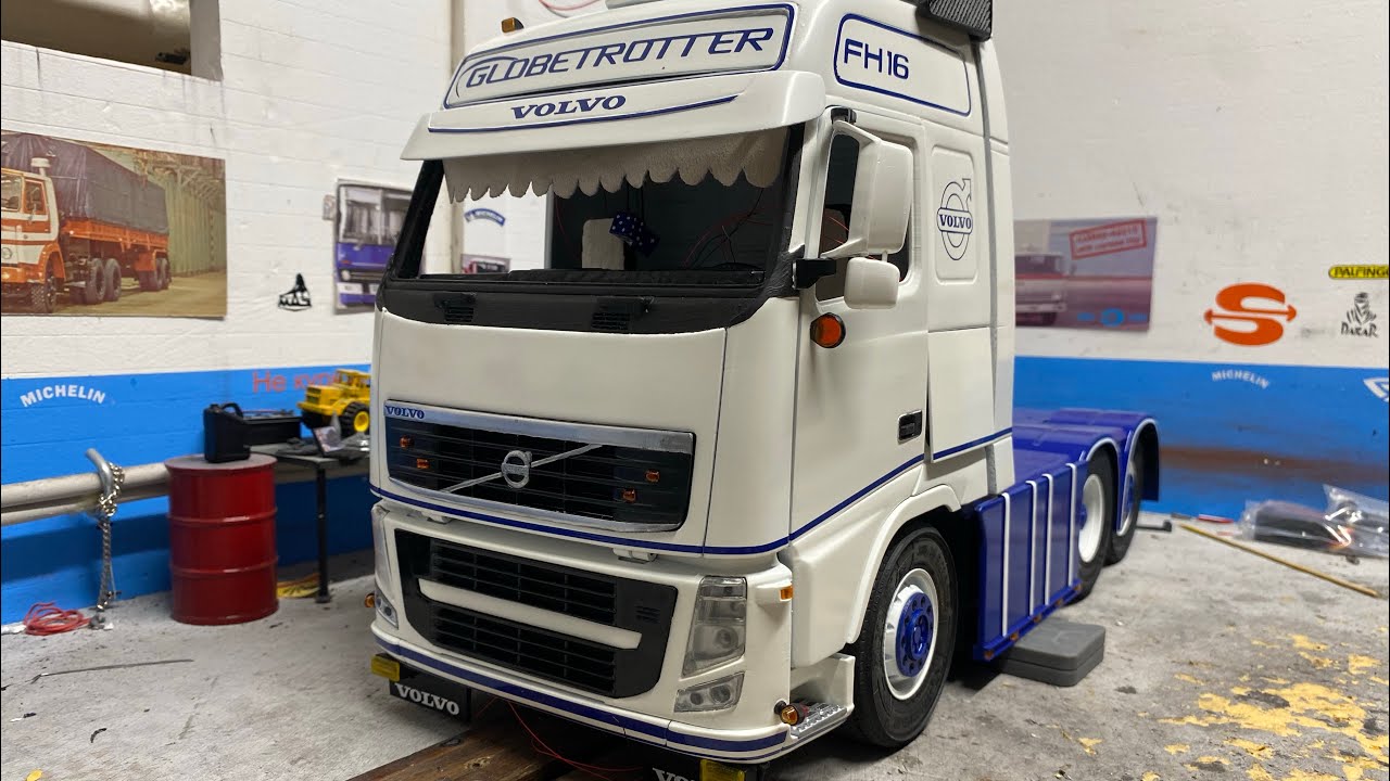 1:14 Volvo fh16 Einzelstück, tuning led , туманки+бородавки для Вольвы 