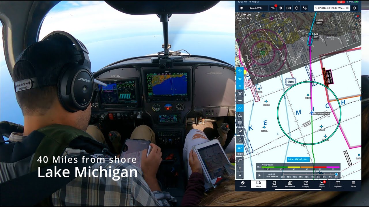 RV10: 75 Mile Water crossing | Wisconsin | Lake Michigan | 10500ft | Oshkosh