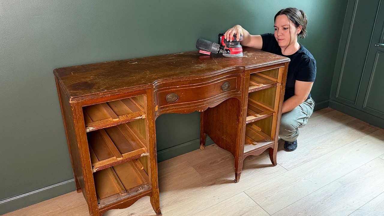 I Tried Restoring an 80 Year Old Desk - Furniture Restoration // Bedroom Makeover Pt.6