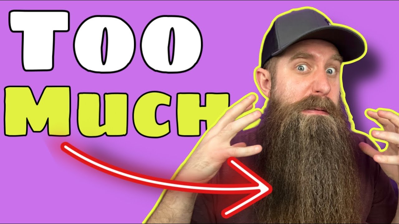 Consequences of Using Too Much Beard Product...