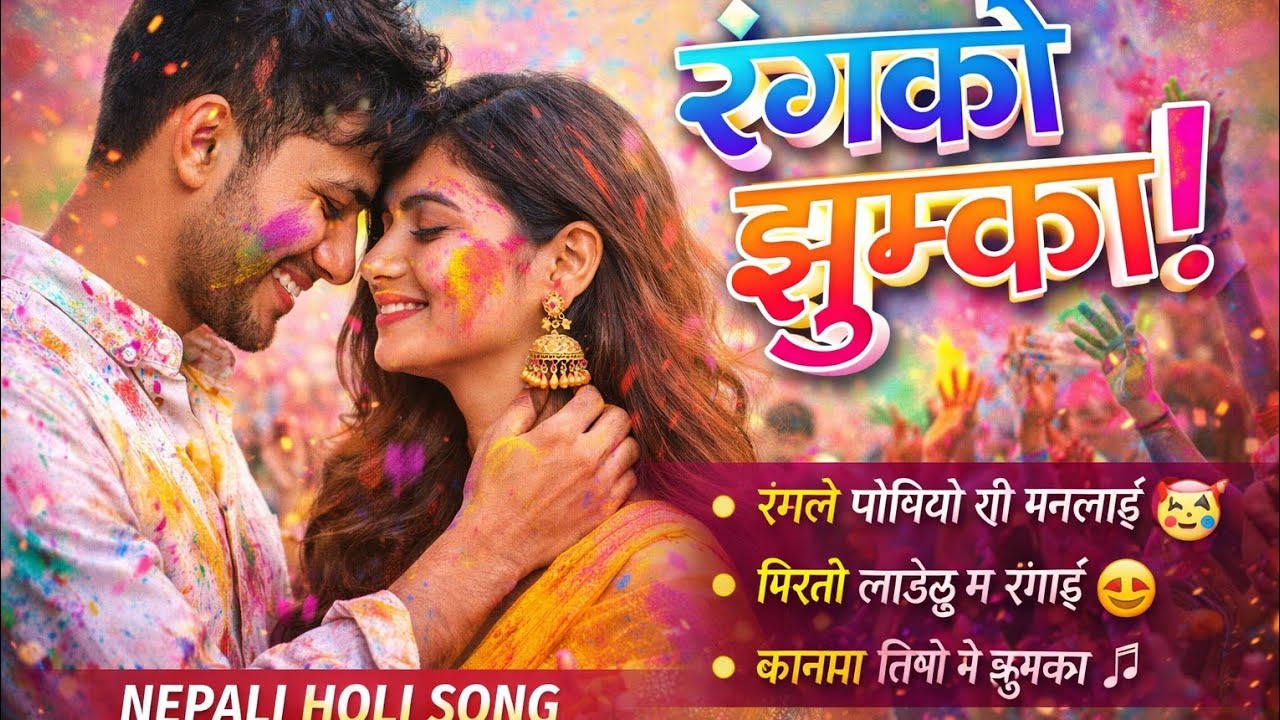 रंगको झुम्का 🌈 | New Nepali Holi Song 2026 | Rangko Jhumka | Official Long Audio | @NepaliSongWorld
