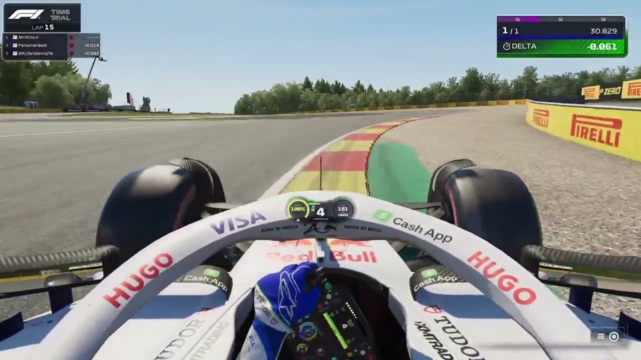 F1 25 Belgium hotlap