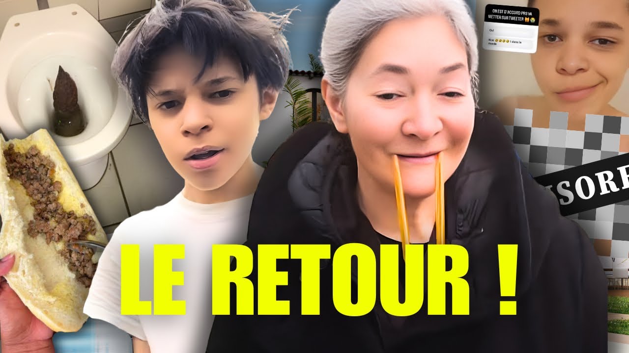 LE RETOUR DE CHEVEUX GRIS ! ( Sandwich au caca&hellip;) Les pires tiktokeurs&hellip;