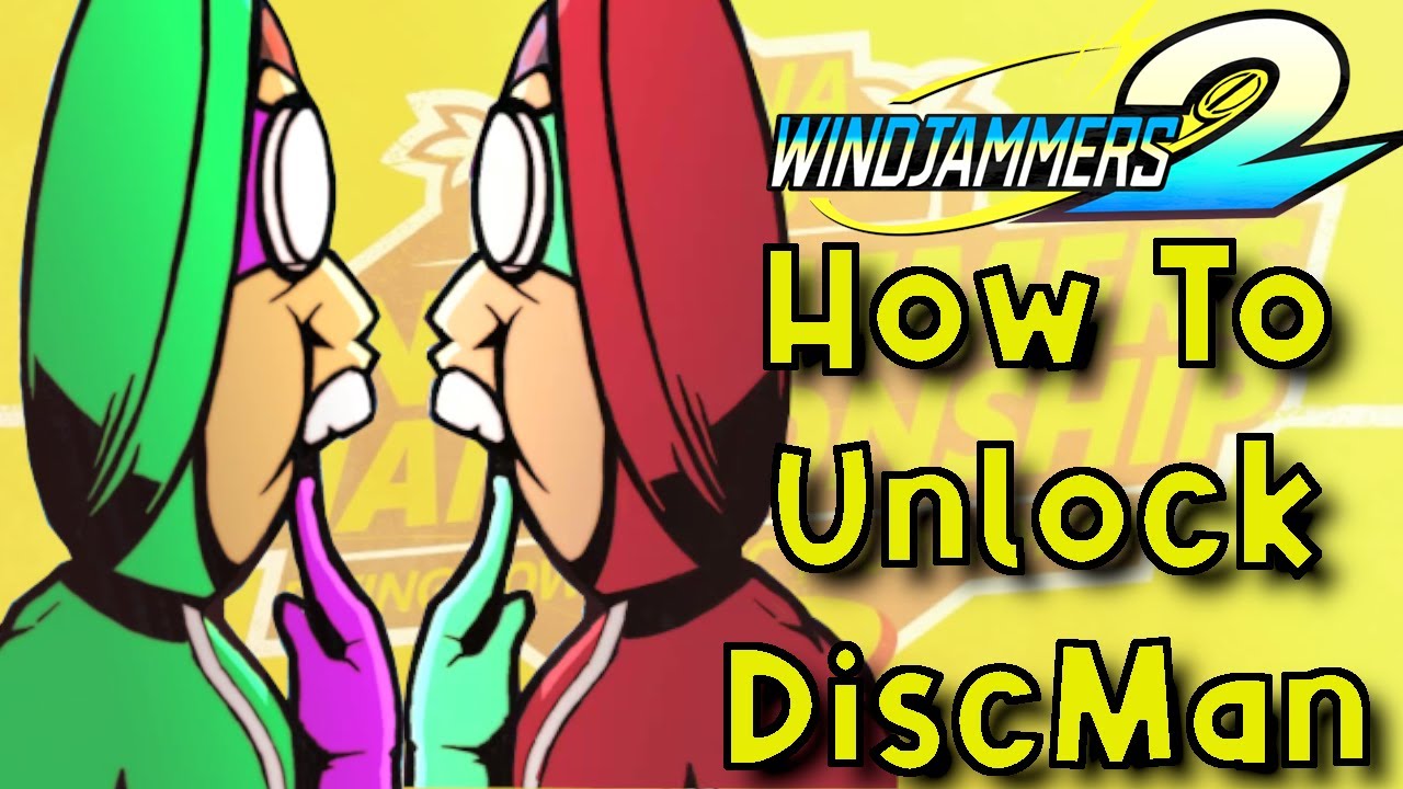 Windjammers 2 | How to Unlock DiscMan (Secret Character)