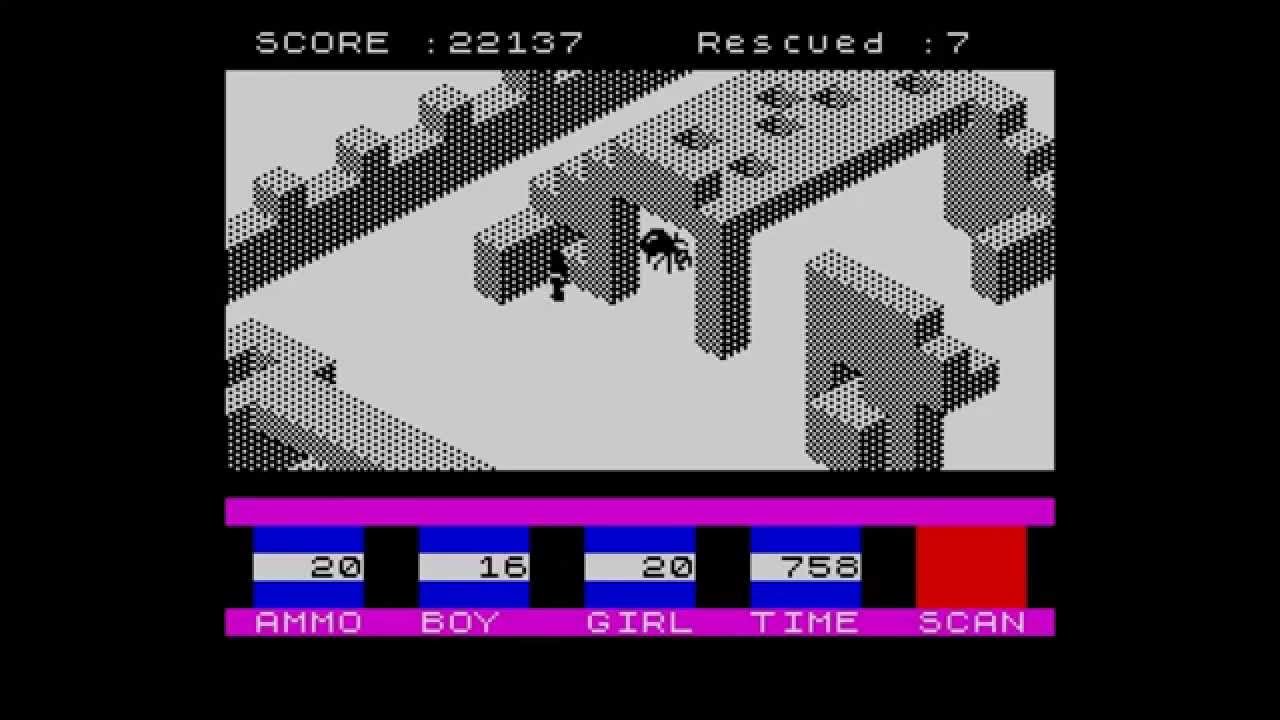Ant Attack Walkthrough, ZX Spectrum