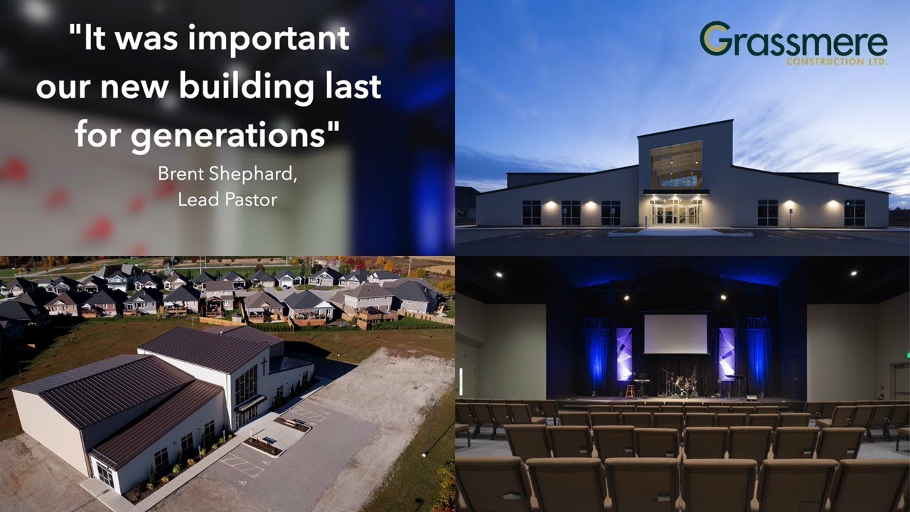 Design-Build Pre-engineered Church Facility Constructed by Grassmere Construction
