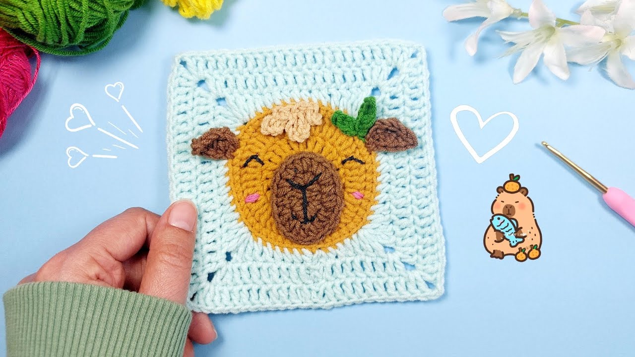 Crochet + Capybara = Pure Happiness 🐹✨ | Easy Tutorial