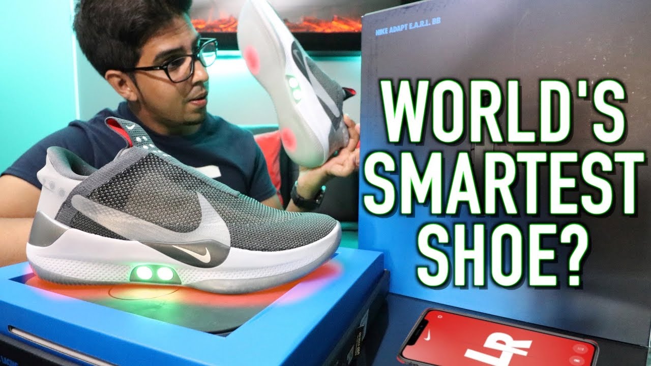 UNBOXING & REVEIW - Nike Adapt BB Dark Grey - World's Smartest Self-Lacing Shoe?