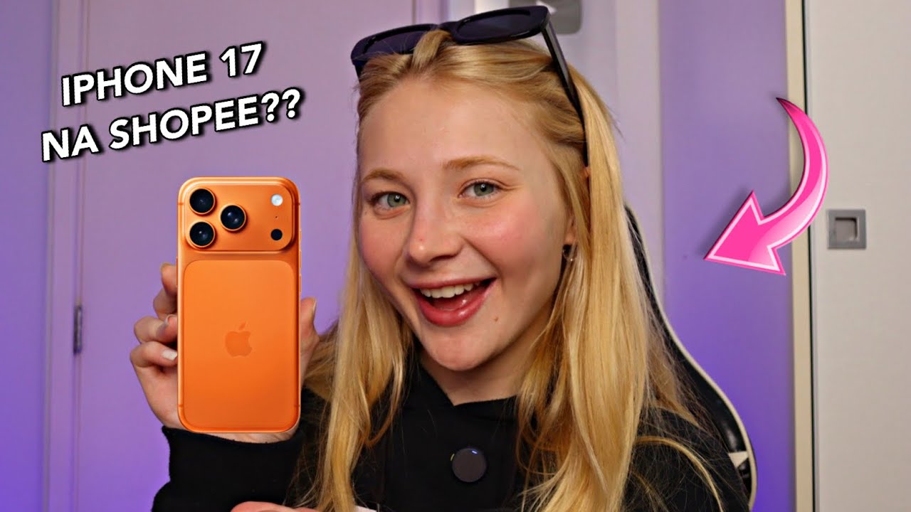 COMPREI O IPHONE 17 NA SHOPEE! 