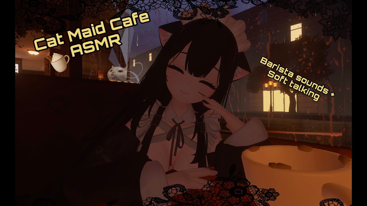 🐈☕ Cat Maid Cafe ☕🐈 - VRChat ASMR - Barista noises + Soft talking