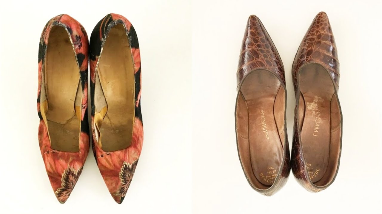 Well worn vintage heels