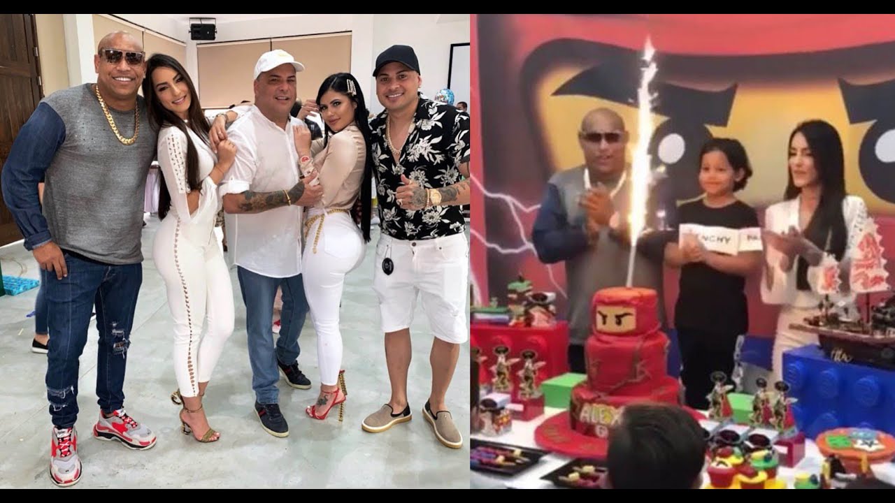 Alexander Delgado y Mily Alemán le celebran el cumpleaños a su hijo