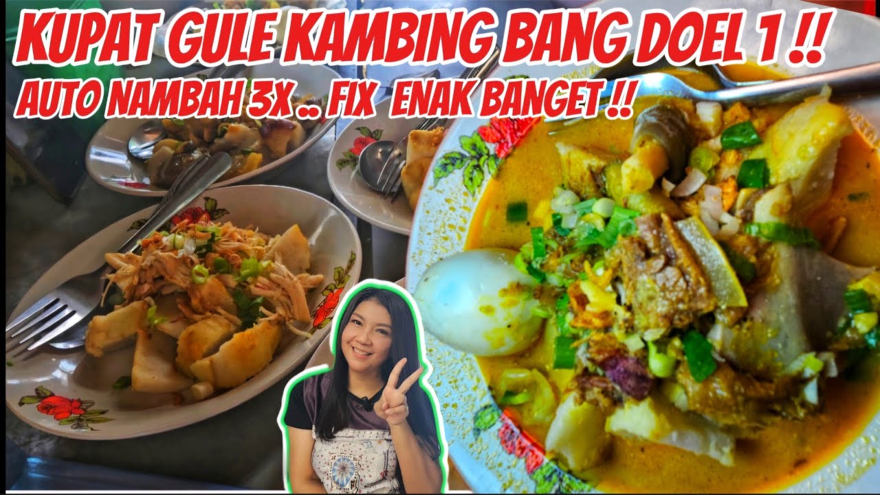 KUPAT GULE KAMBING BANG DOEL 1 !! AUTO NAMBAH 3X !! SAMBAL CABE IJO MANTAAP 