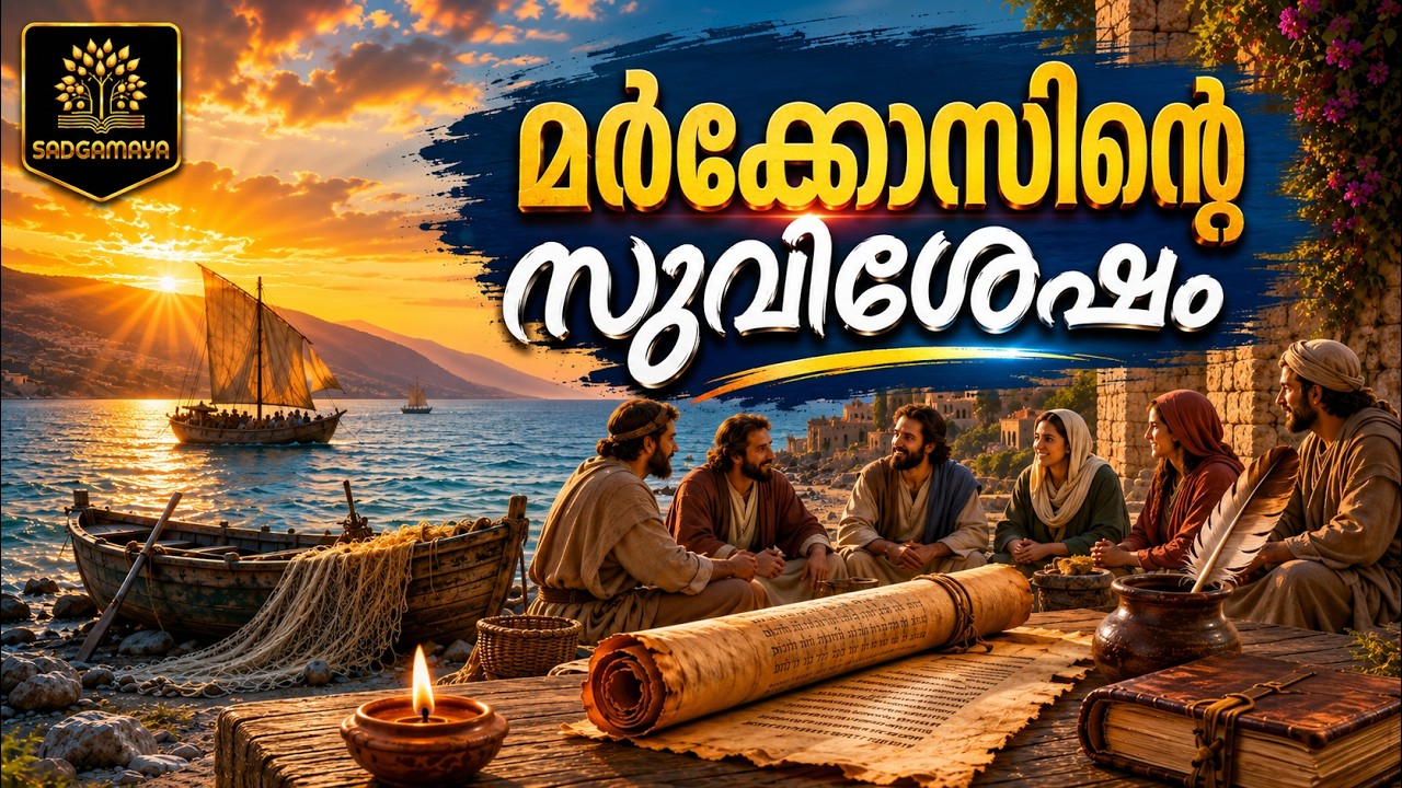 മർക്കോസിന്റെ സുവിശേഷം  | The Gospel  St Mark #Malayalamaudiobible #sadgamaya #suvishesham # reading