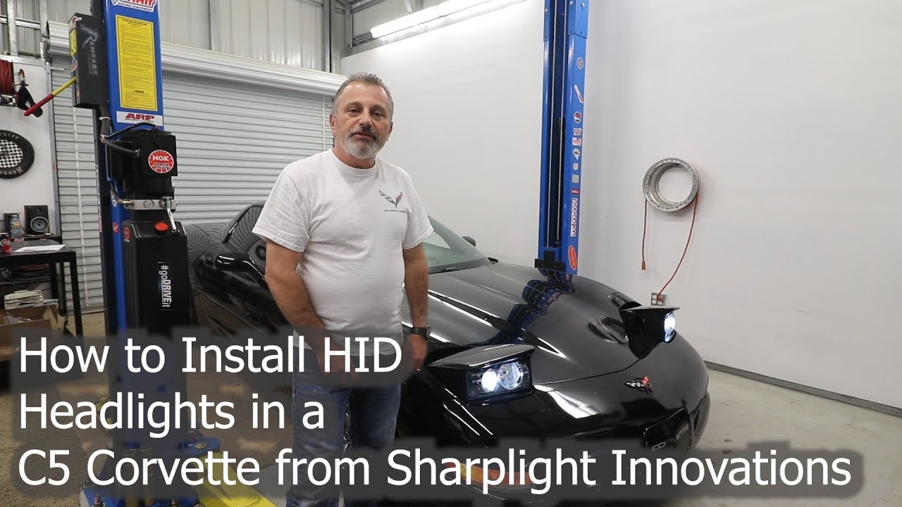 Как установить HID-фары в Corvette C5 от Sharplight Innovations