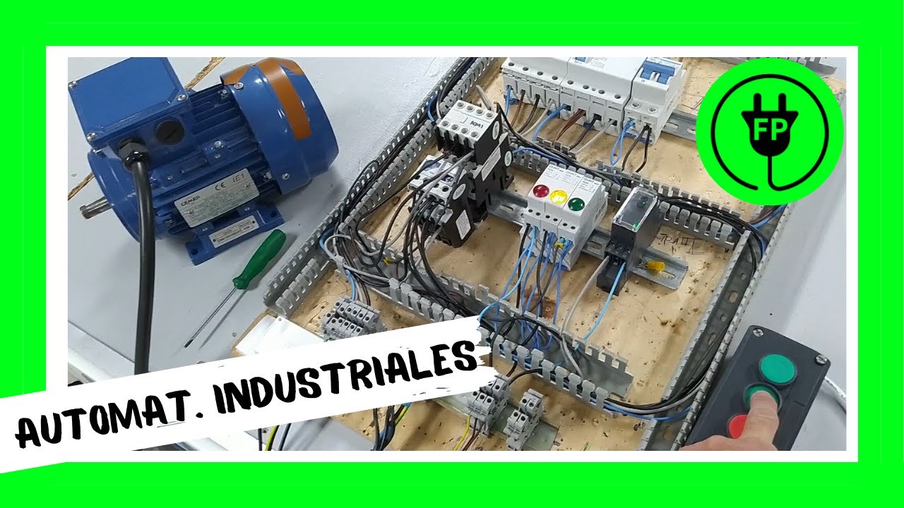 AUTOMATISMOS INDUSTRIALES CABLEADOS: arranque directo por PULSACI&Oacute;N LARGA o mantenida de marcha