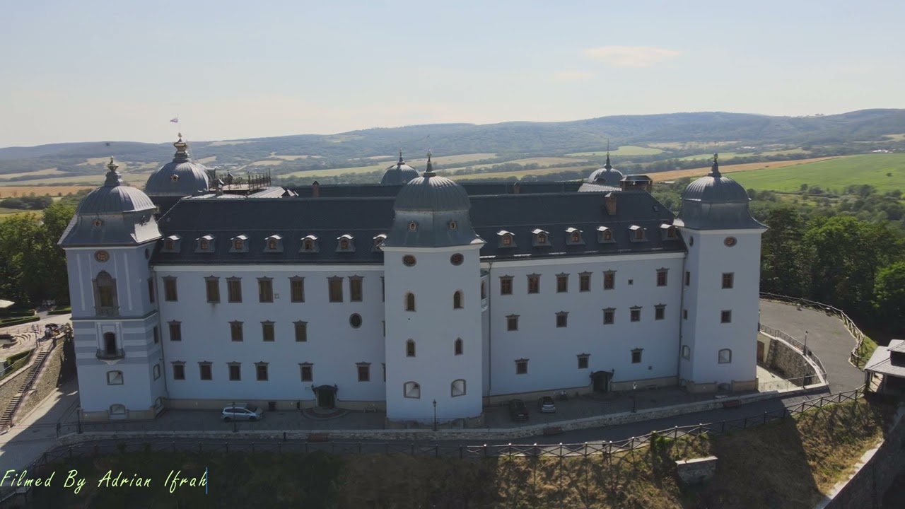 Beautiful Europe - Halic Zamok - Hotel. Drone view 4K