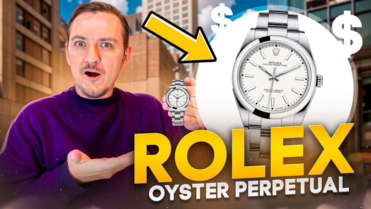 Rolex, Oyster Perpetual, Stainless Steel, 39mm, Rare White Dial, Ref# 114300-0004