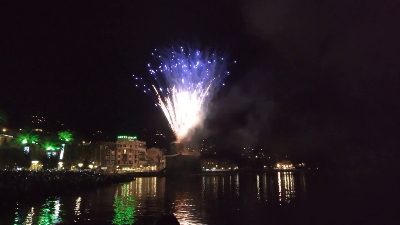 Rapallo 2018 🎆 Giuseppe Catapano - Incendio del Castello