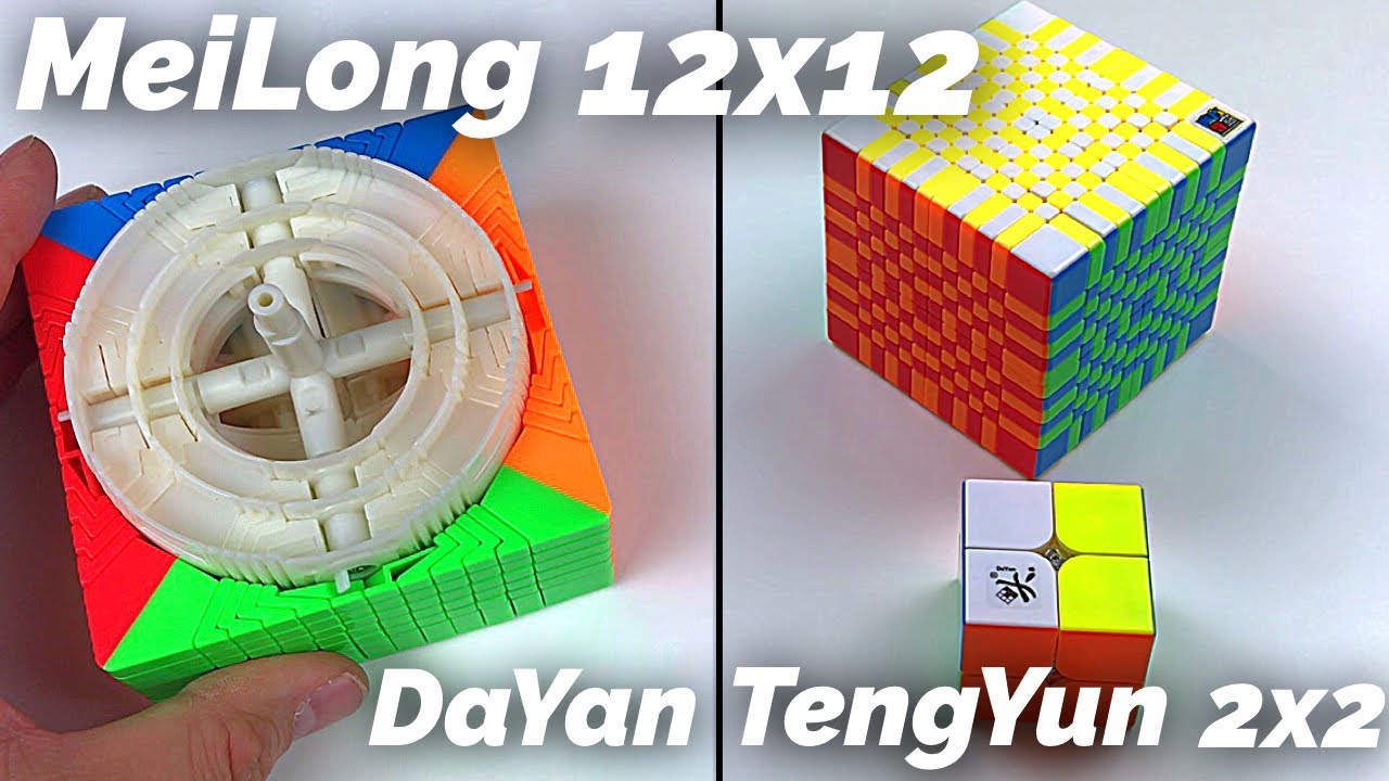 Распаковка MeiLong 12x12 и DaYan TengYun M 2x2 | SpeedCubeShop.com