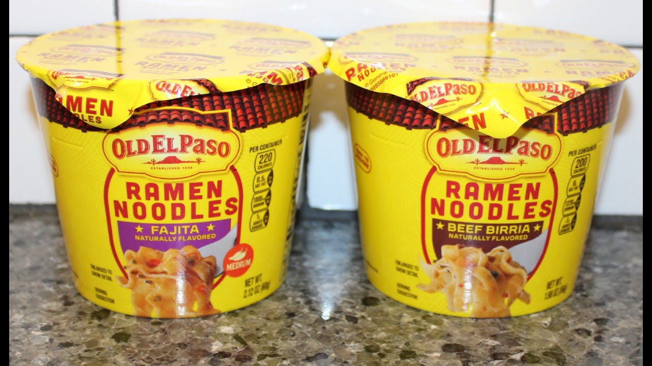 Old El Paso Ramen Noodles: Fajita & Beef Birria Review