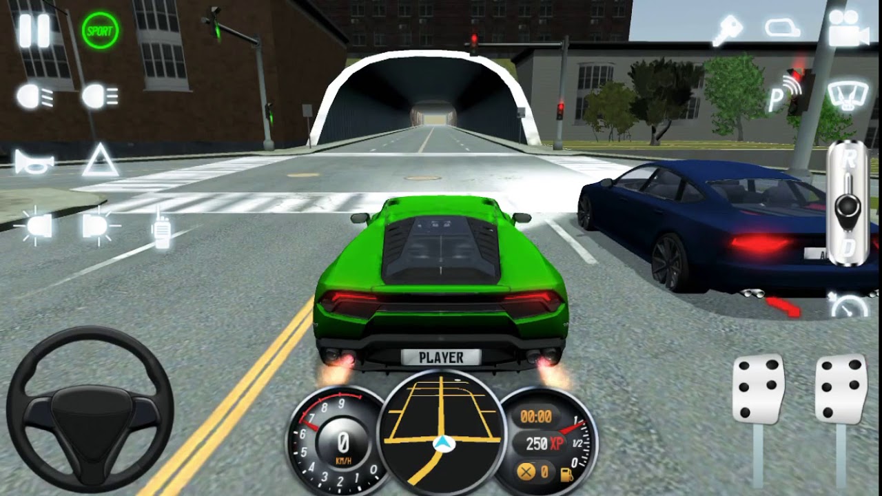 Driving School 2017 Lamborghini Huracan 🆚 Audi RS7 ( Drag Race & Top Speed )
