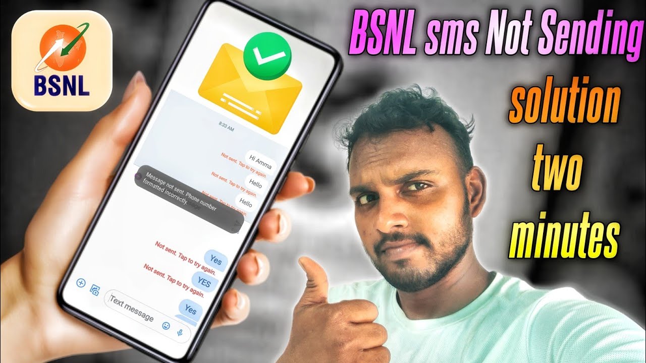 BSNL sms Not Sending solution tamil | BSNL message not sending problem | bsnl sms sending problem