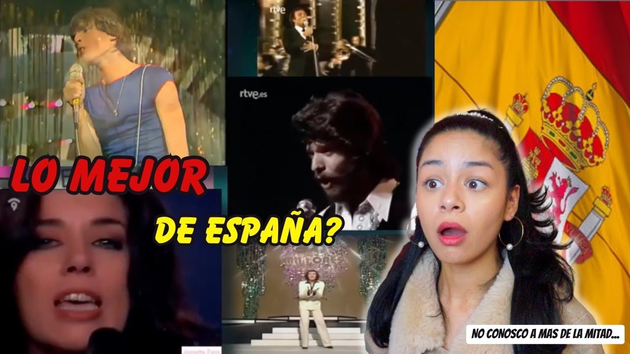 REACCIONO a CANCIONES ESPAÑOLAS más POPULARES de los 70's | ESPAÑA REACCIÓN