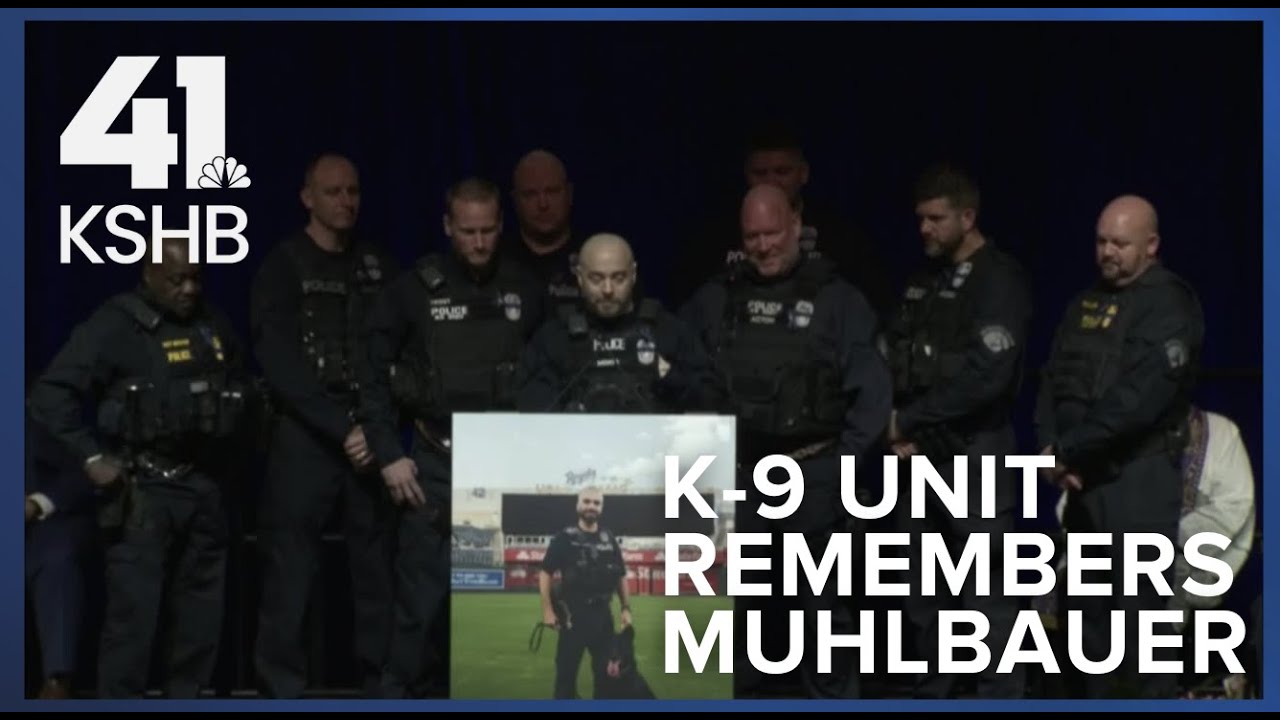 KCPD officer Tanner Moats and K-9 unit remembering brother Muhlbauer