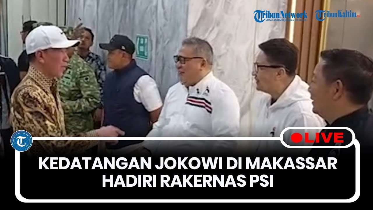 🔴LIVE: Kedatangan Jokowi untuk Hadiri Rakernas PSI 2026 di Makassar