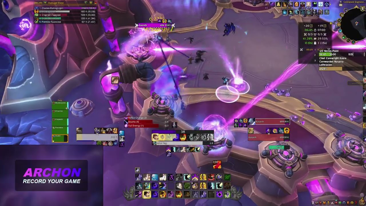 Shadow Priest Y'Shaarj+Invoked Nightmare POV. Midnight Mythic+ 20 Nexus Point Xenas