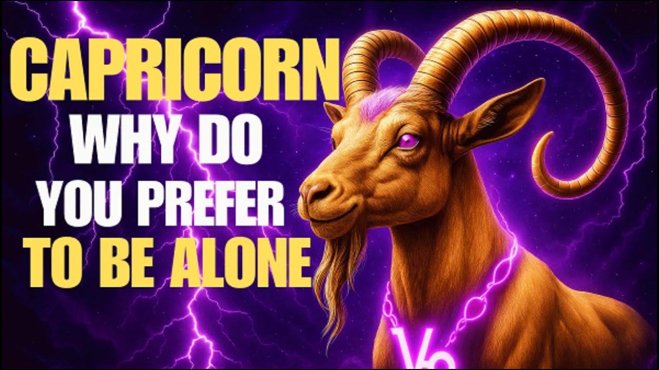 “12 Hidden Truths Why Capricorns Choose Solitude Over Society♑🐐 — And It's Deeper Than You Think”🔥
