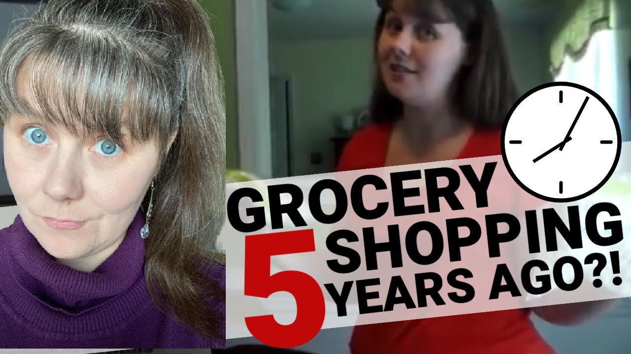 Grocery Shopping 5 years ago- $30 Throwback Grocery Haul